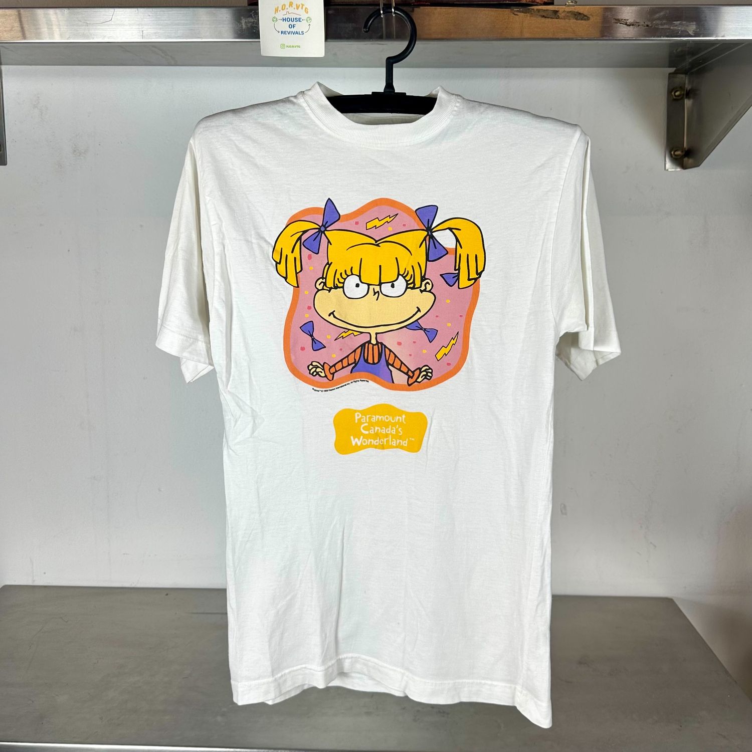 ​Vintage 90s Rugrats Angelica Paramount Canada Wonderland Cartoon Promo small T-shirt