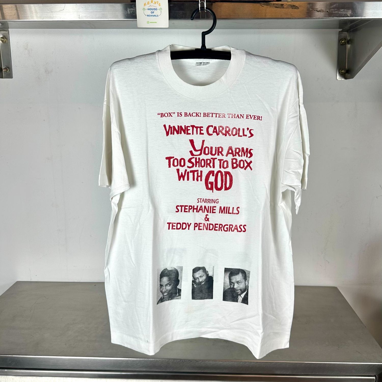 ​Vintage 90s Teddy Pendergrass Soul RnB Music XL single stitch T-shirt
