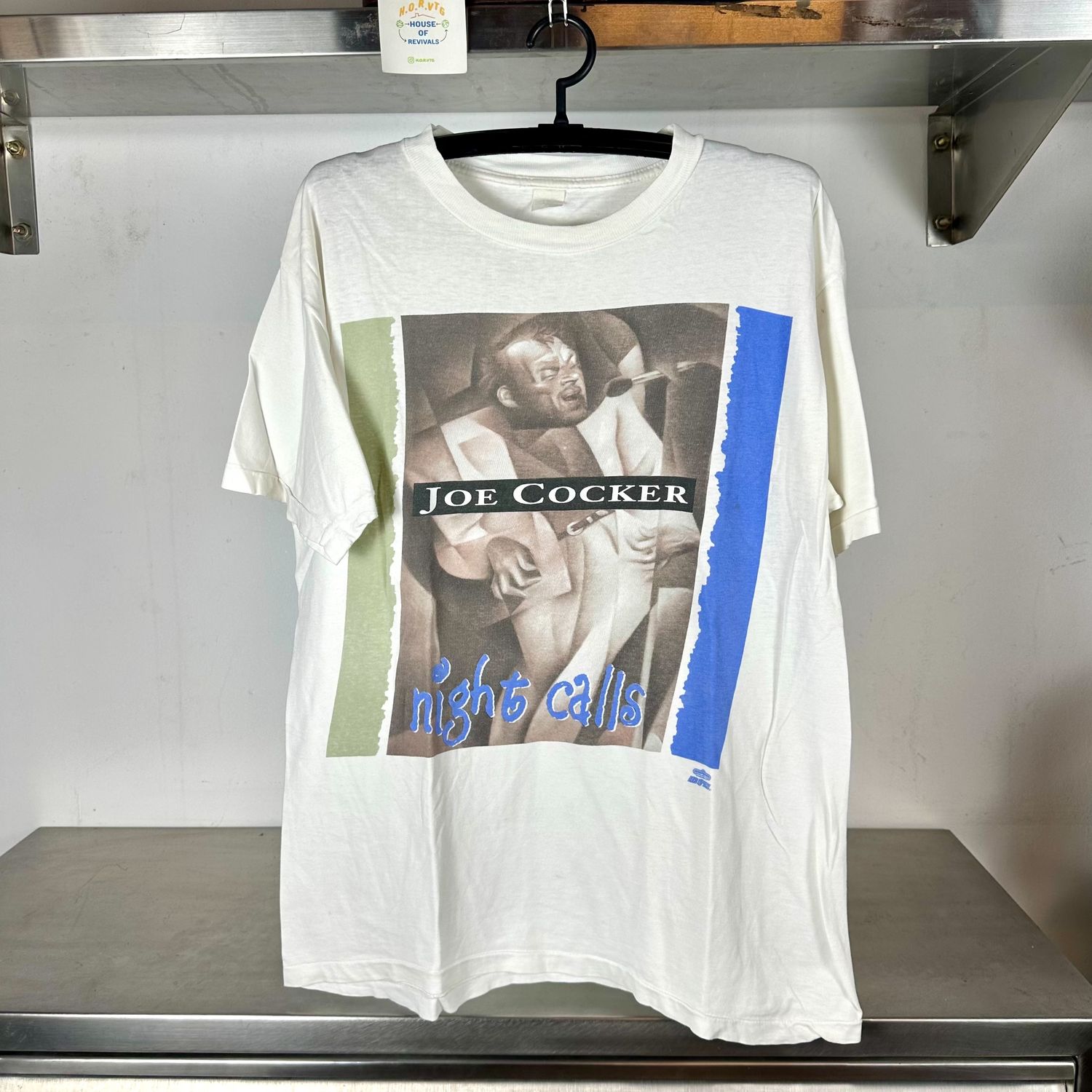 ​Vintage 1992 Joe Cocker Night Calls World Tour English Singer XL single stitch T-shirt