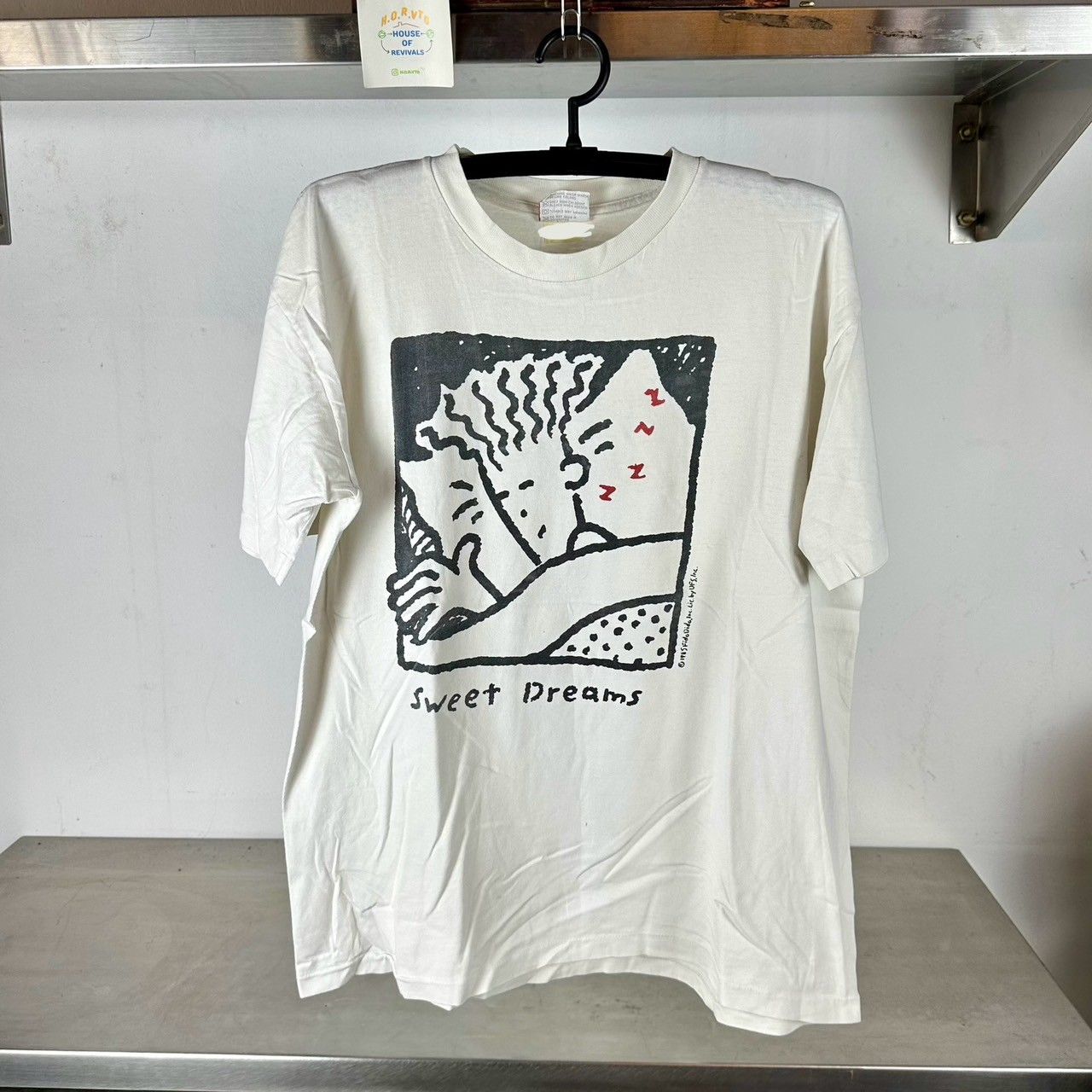 ​Vintage 1985 Fido Dido Sweet Dreams Cartoon Artwork Single Stitch T-Shirt