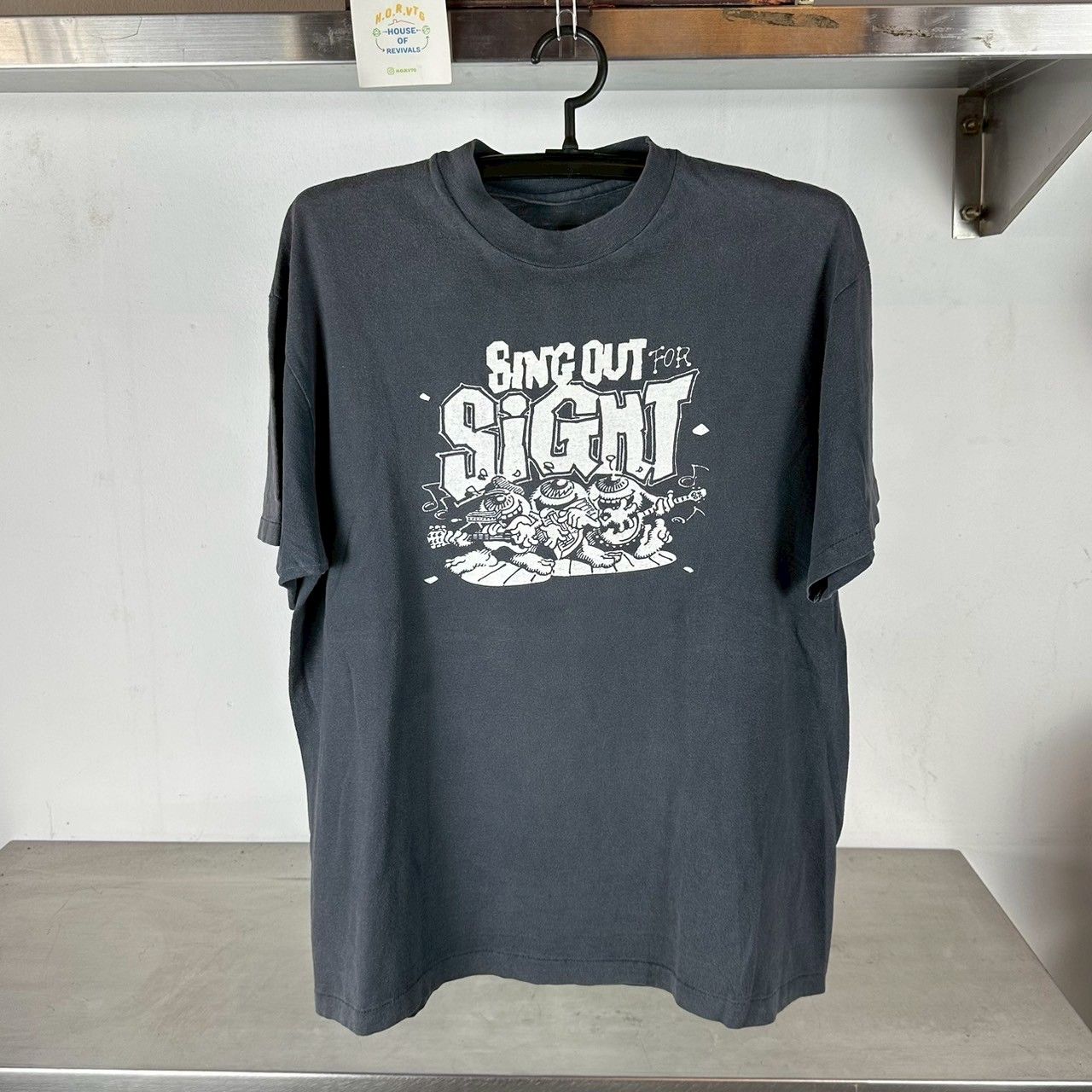 ​Vintage 1990 Grateful Dead Foundation Seva Sing Out For Sight Tour XL single stitch T-shirt