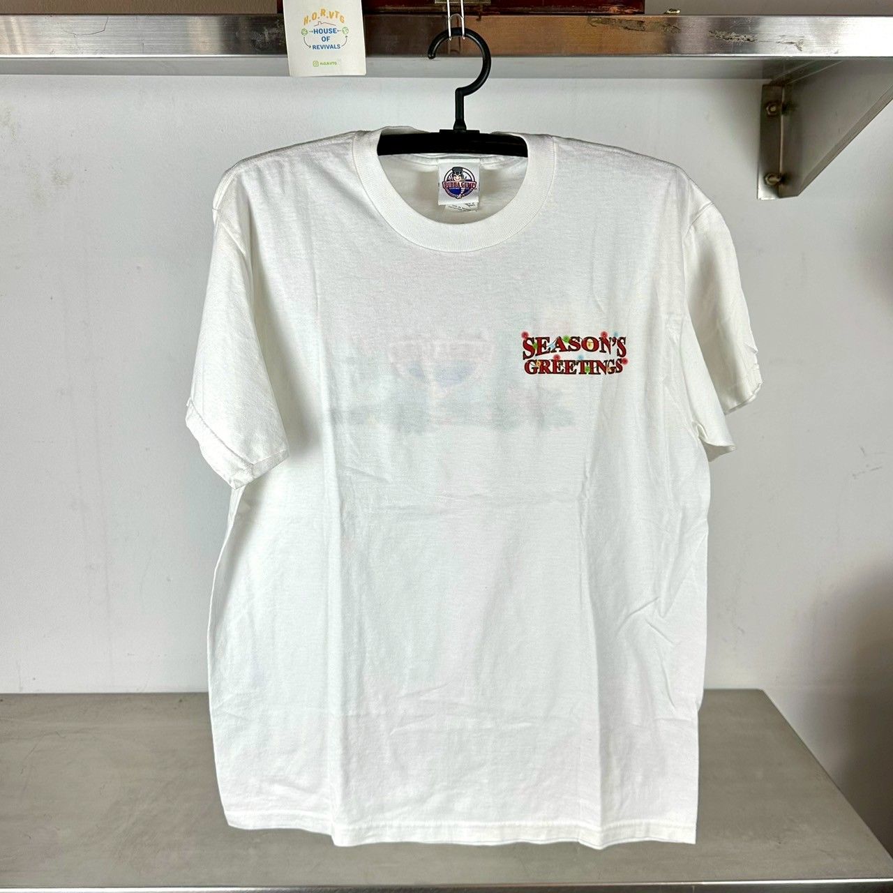 ​Vintage Bubba Gump Shrimp Season&#39;s Greetings Promo Large T-shirt