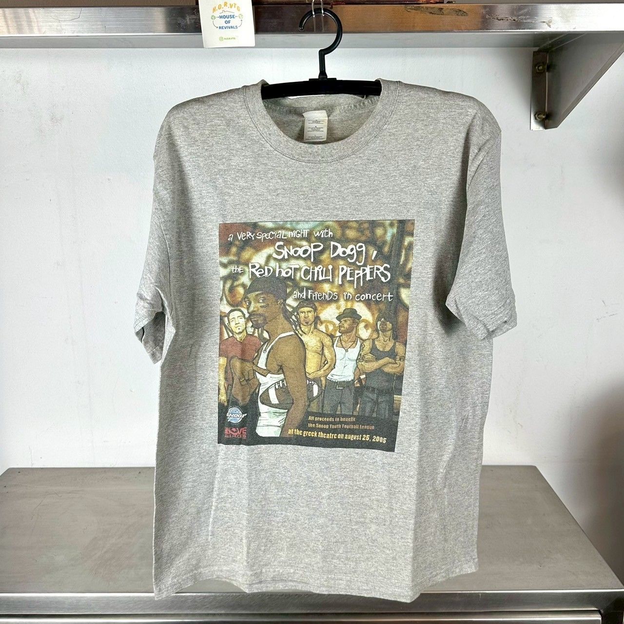​Vintage 2005 Snoop Dogg and Red Hot Chilli Peppers Concert Promo T-Shirt