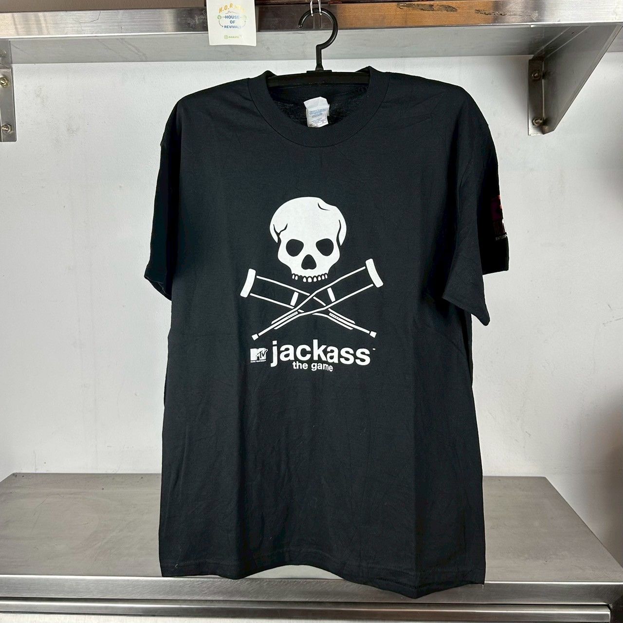 ​Vintage 2000s Jackass The Game Video Game Promo Large T-shirt
