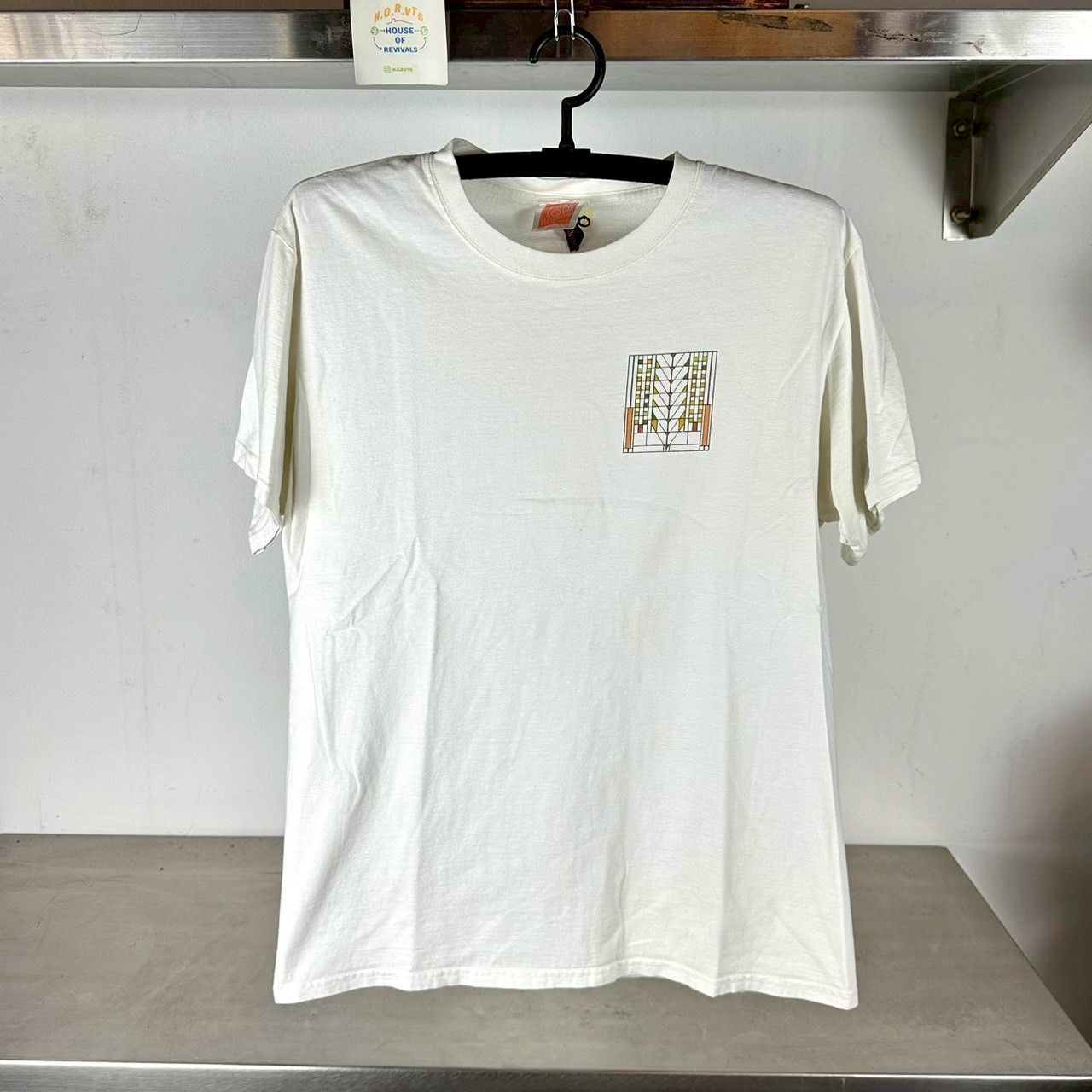 ​Vintage 2000s Frank Lloyd Wright Architecture Art Large T-shirt