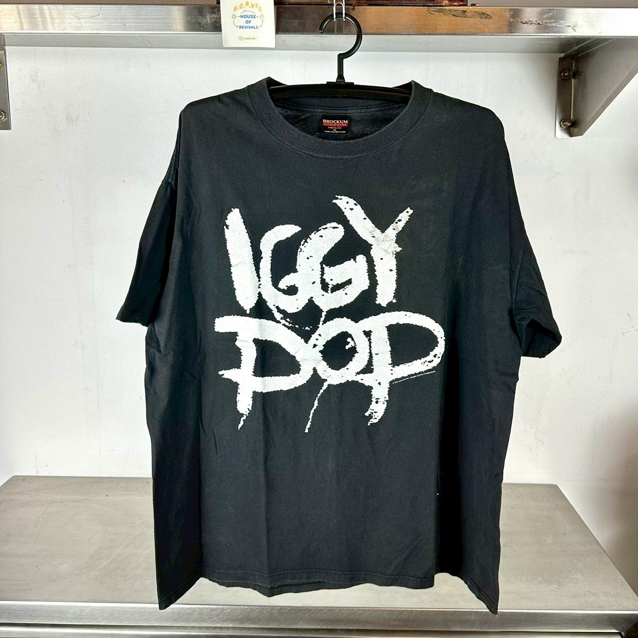 Vintage 1993 Iggy Pop Caesars World Tour Concert Promo XL Single Stitch T-shirt