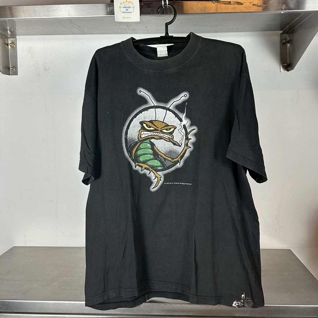 ​Vintage 1999 Tito &amp; Tarantula Angry Cockroaches Rock Band XL T-shirt