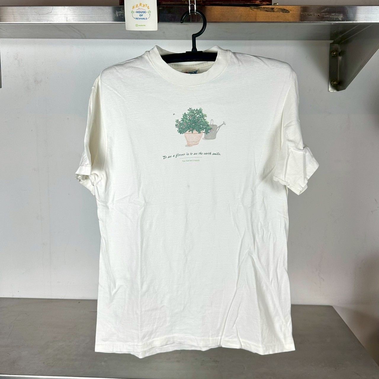 ​Vintage 90s The Nature Company To See The Earth Smile Art Promo Single Stitch M T-shirt