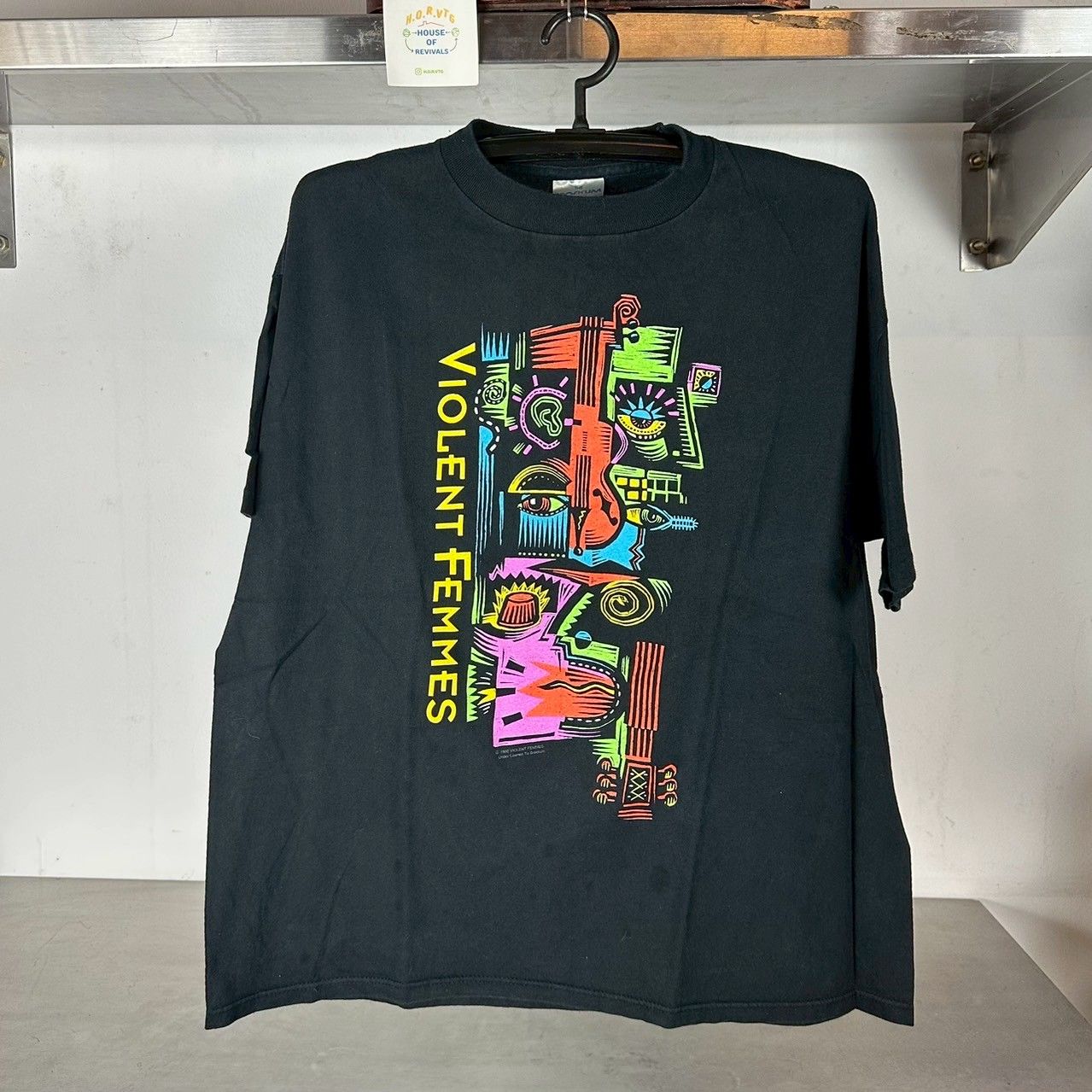 ​Vintage 1992 Violent Femmes Folk Punk Band Tour Brockum XL T-shirt