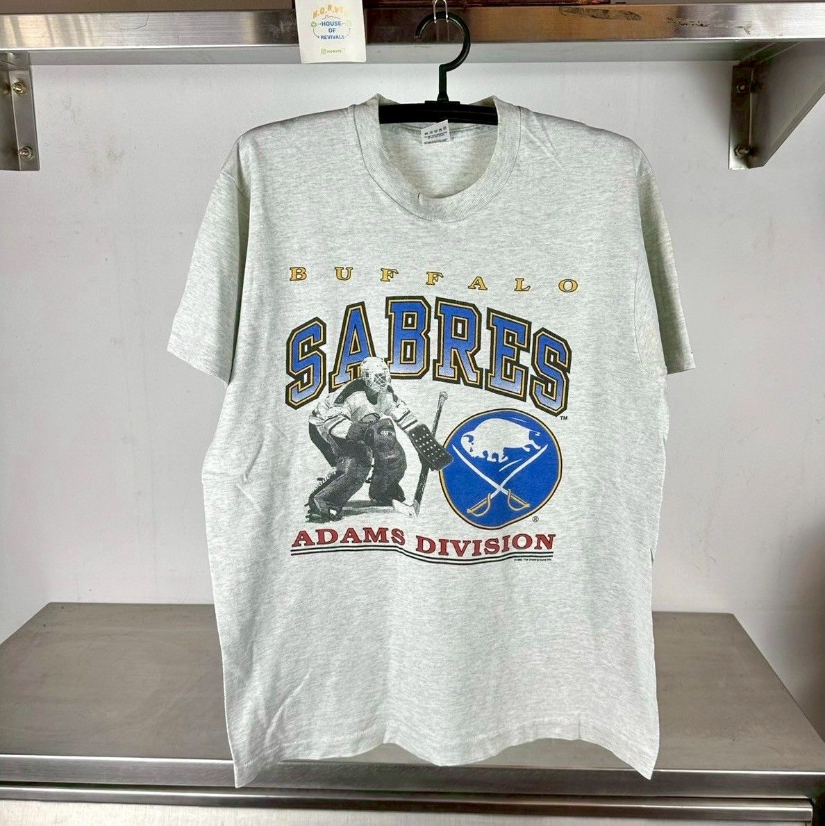 ​Vintage 1992 Buffalo Sabres Adams Division NHL T-shirt