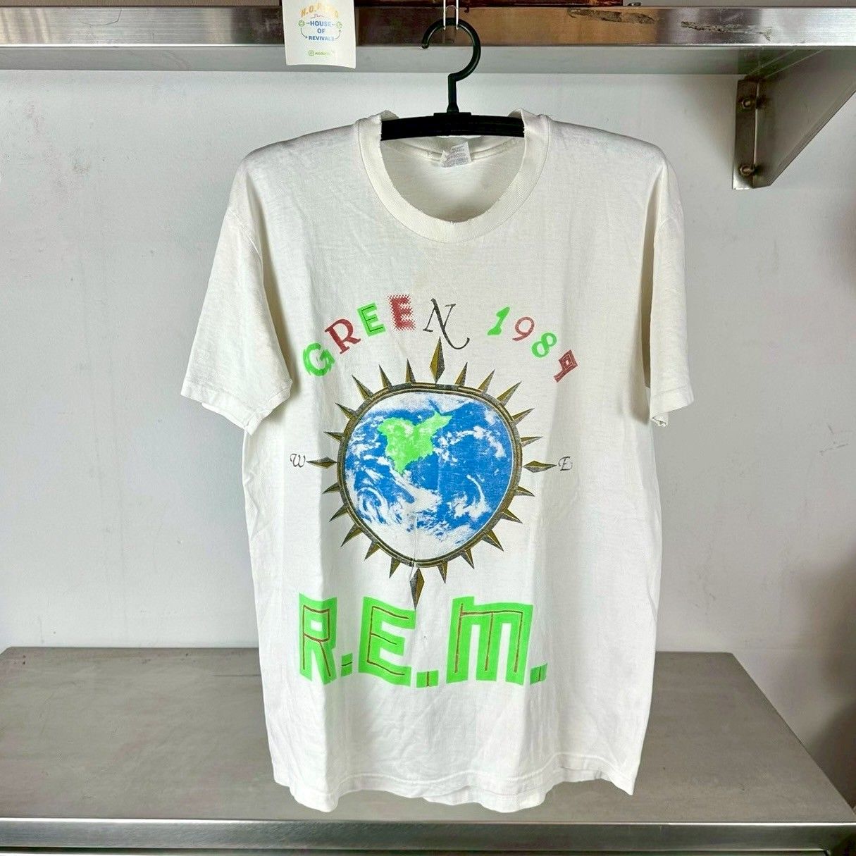 ​Vintage 1989 REM Green Rock Band Tour