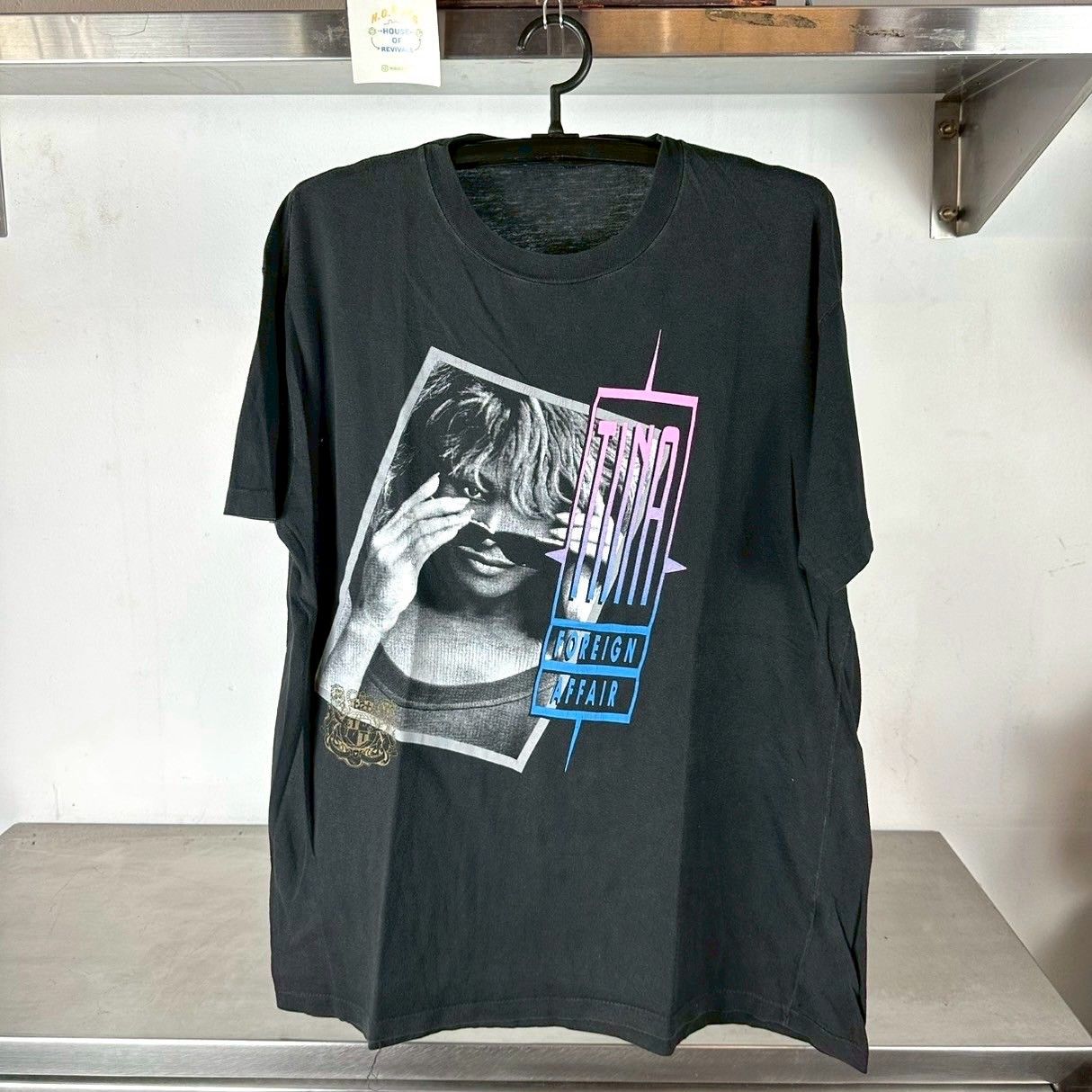 ​Vintage 90s Tina Turner Foreign Affair Europe Tour Single Stitch XL T-Shirt