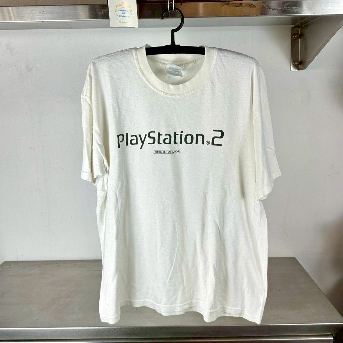 ​2000 Sony Playstation 2 PS2 Video Game Console Promo T-Shirt