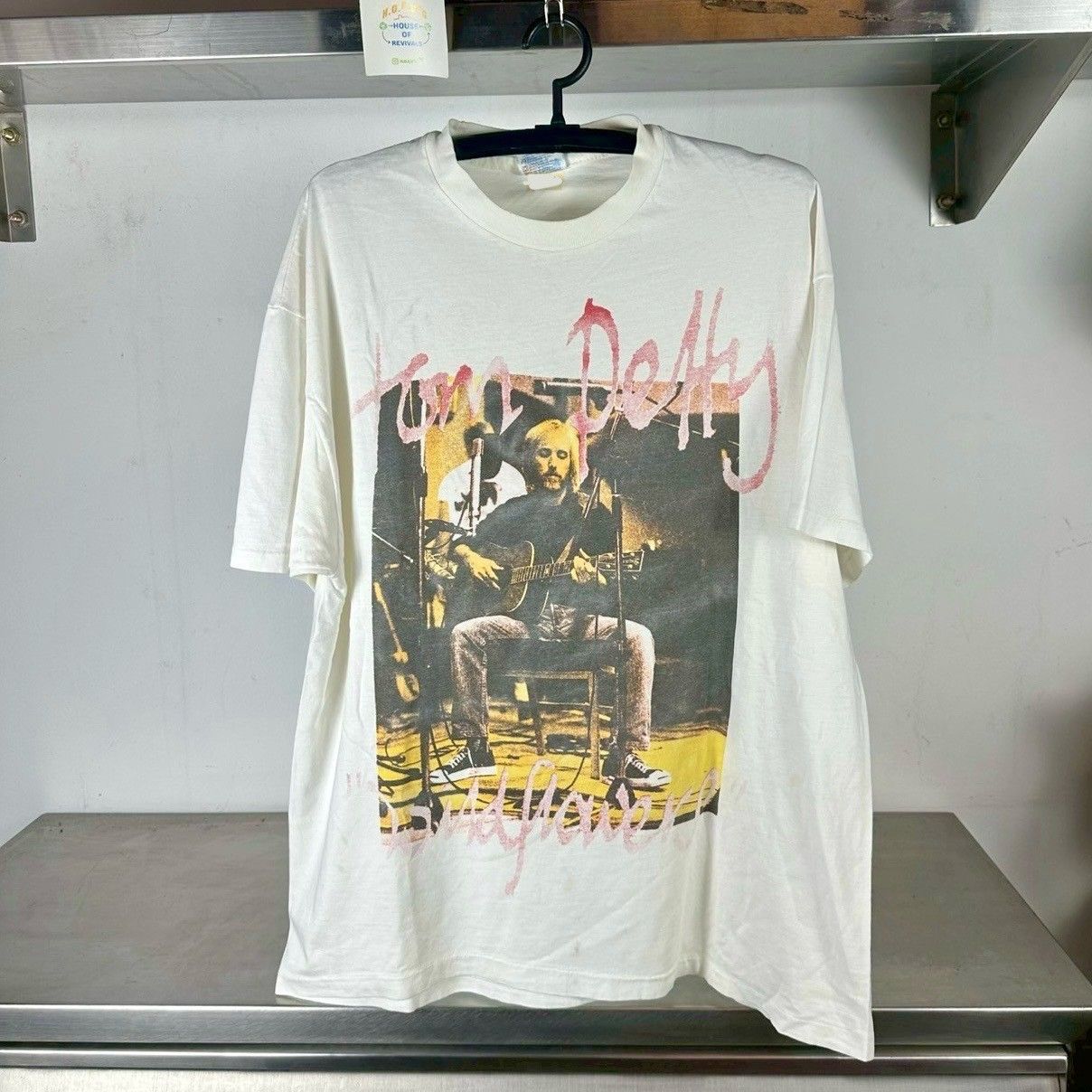 Vintage 1995 Tom Petty Wildflowers Tour Promo Single Stitch T-shirt