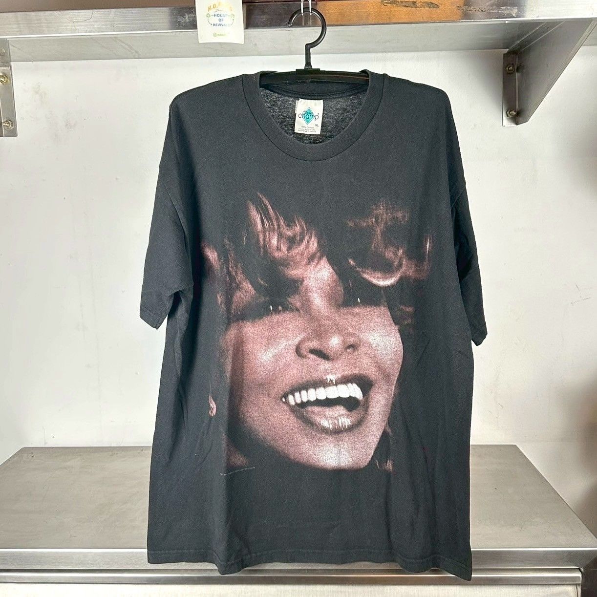 ​Vintage 90s Tina Turner Twenty Four Seven Tour Big Face XL T-Shirt