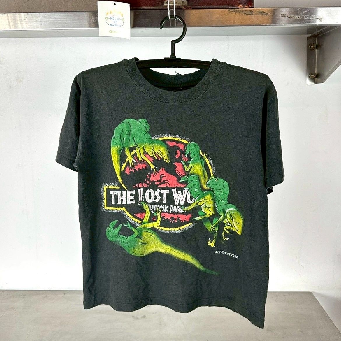​Vintage 1997 Jurassic Park The Lost World Movie Promo single stitch T-shirt