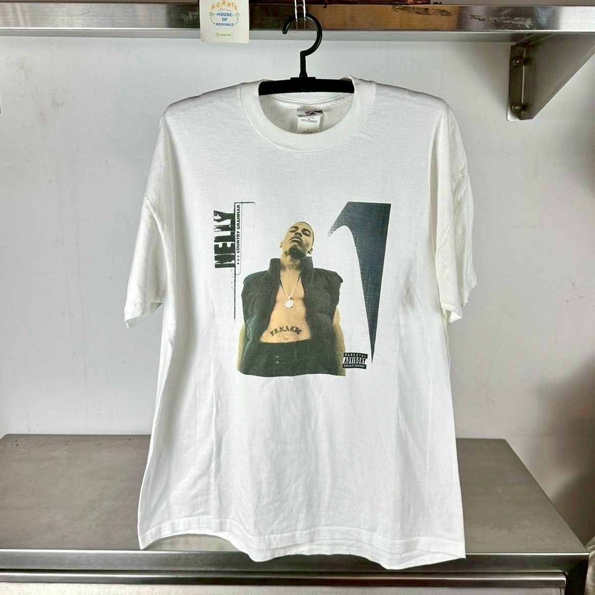 Vintage 2001 Nelly Country Grammar St. Lunatics Tour Hip Hop Rap Promo T-shirt