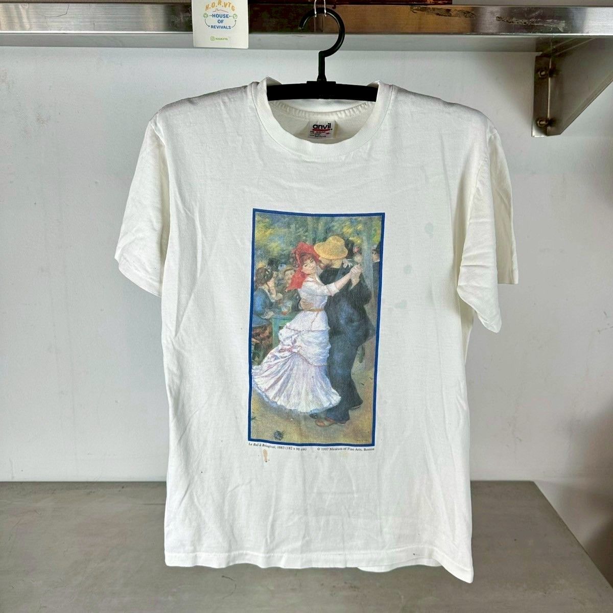 Vintage 1997 Renoir Artwork Museum of Fine Arts Medium T-Shirt