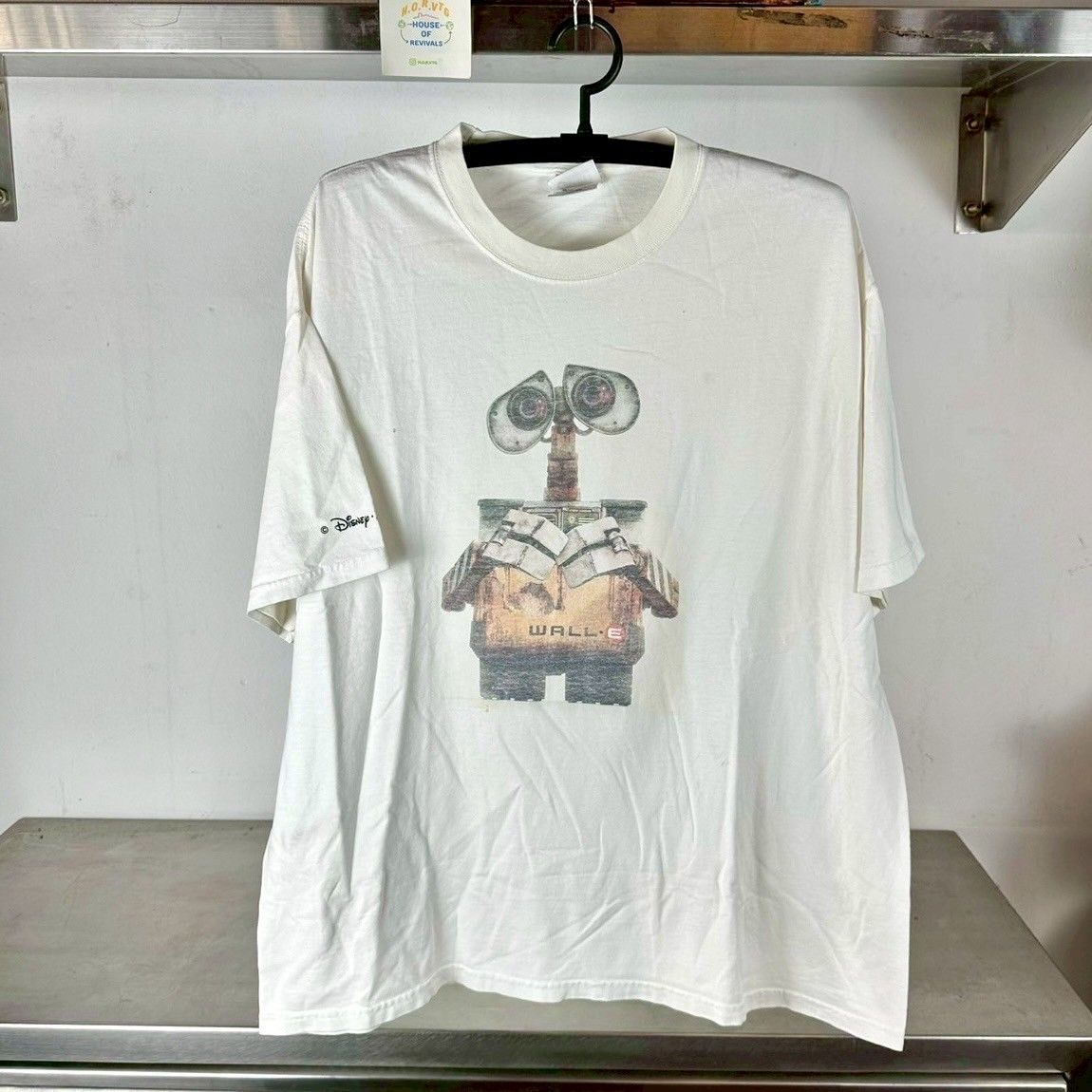​Vintage 2000s Wall E Disney Pixar Animated Movie Promo T-shirt