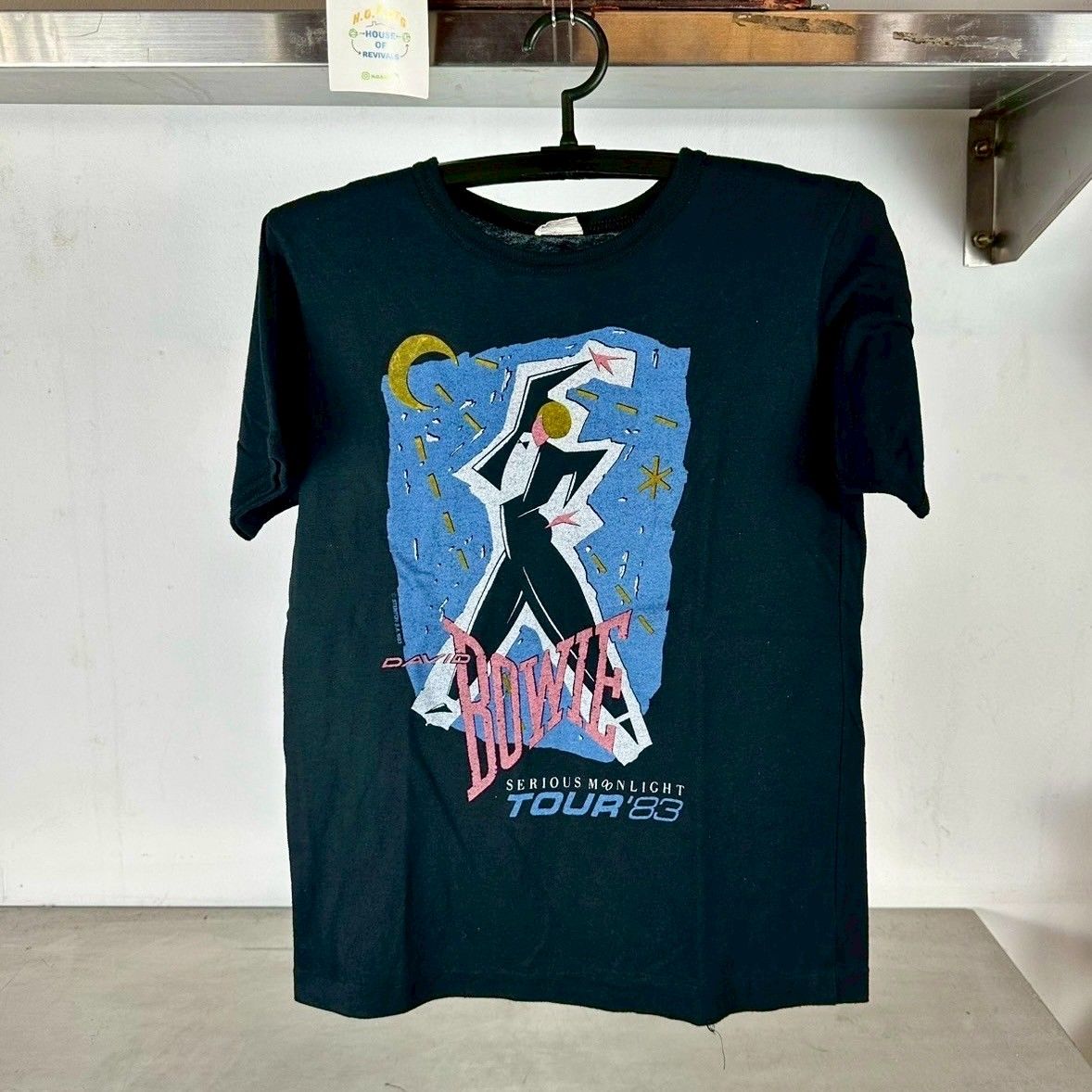 Vintage 1983 David Bowie Serious Moonlight Canada Tour Single Stitch T-shirt