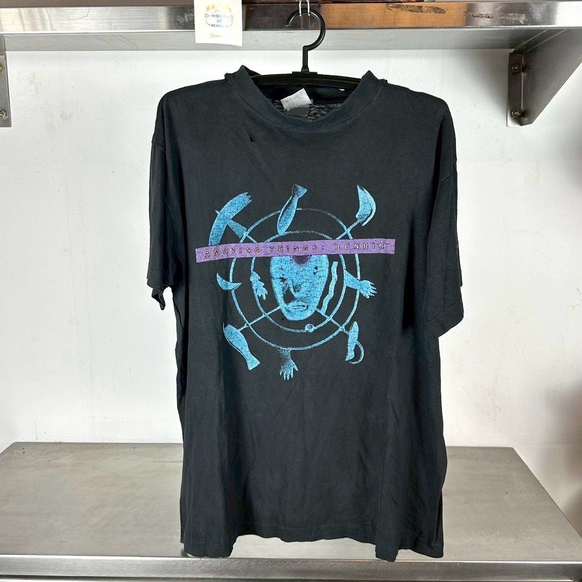 ​Vintage 1993 Runrig Amazing Things Album Rock Band XL Single Stitch T-Shirt
