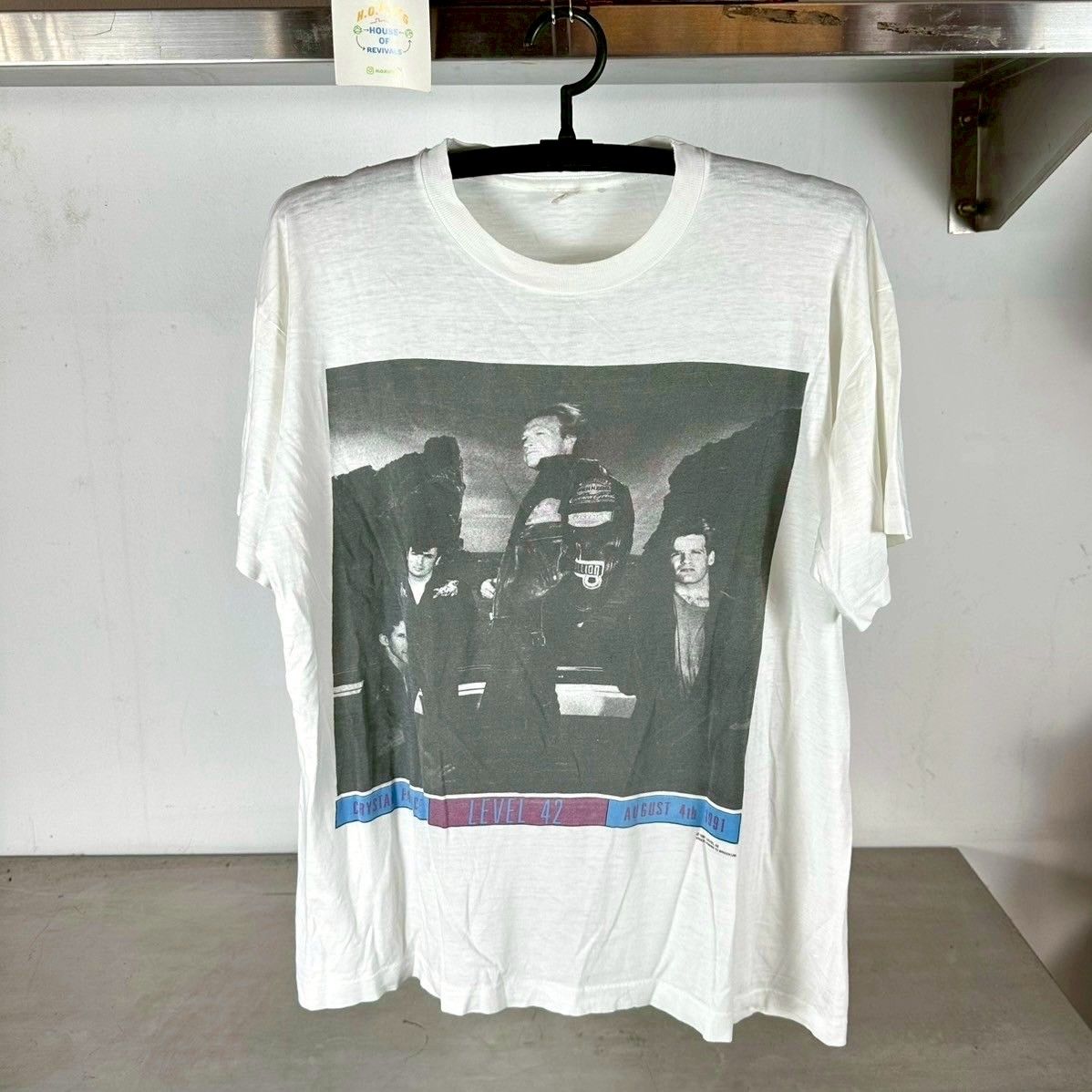 Vintage 1991 Level 42 Jazz Funk Band Concert Promo XL single stitch T-shirt