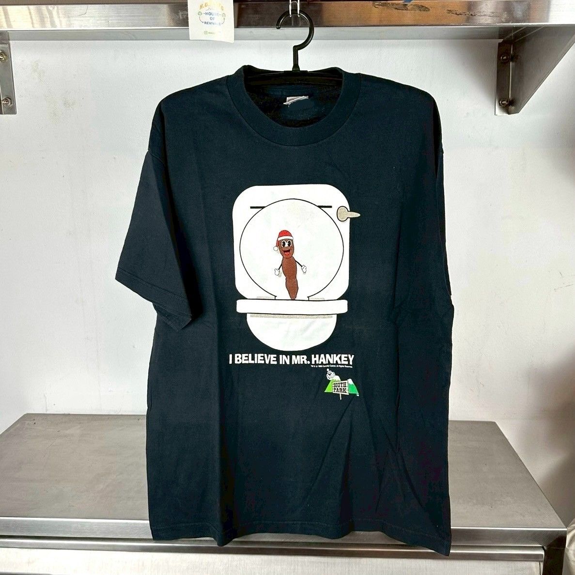 Vintage 1998 I Believe in Mr. Hankey South Park TV Show Promo T-Shirt
