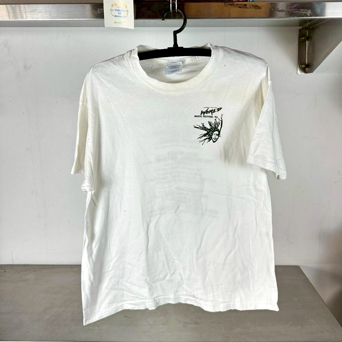 ​Vintage 1995 Reggae World Music Festival Concert Promo Large single stitch T-shirt