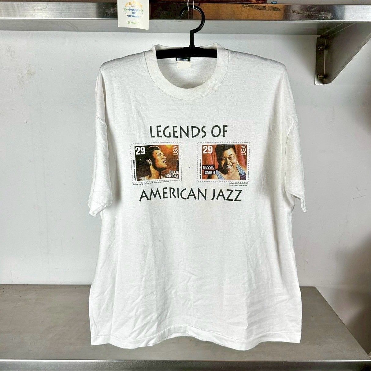 ​Vintage 1994 Billie Holiday Bessie Smith American Jazz XL single stitch T-shirt