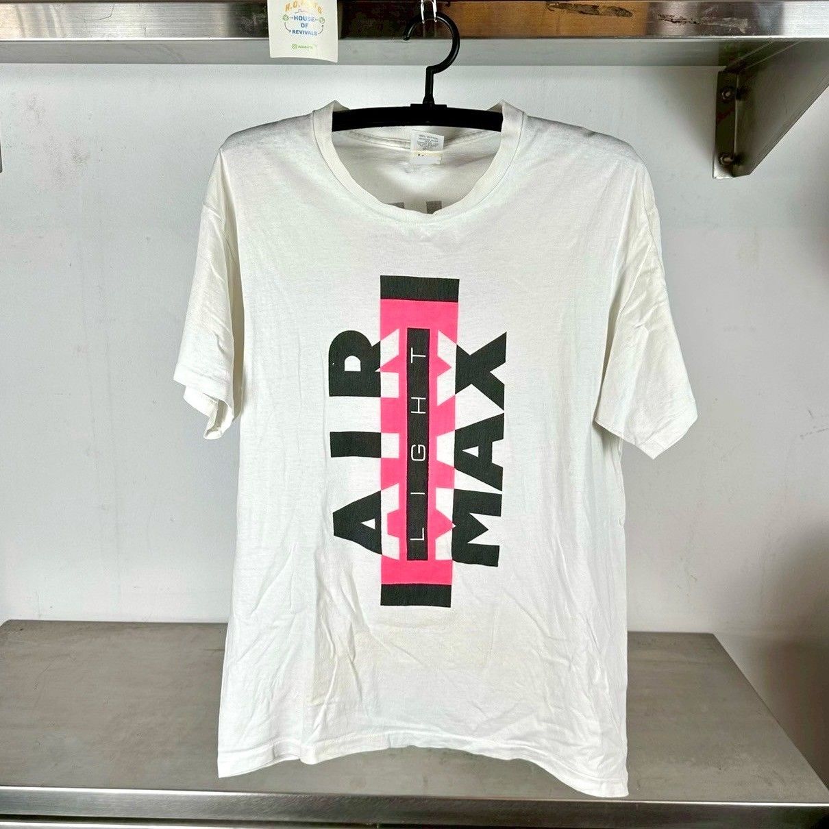 Vintage 90s Nike Air Max Light Sneakers Promo single stitch T-shirt