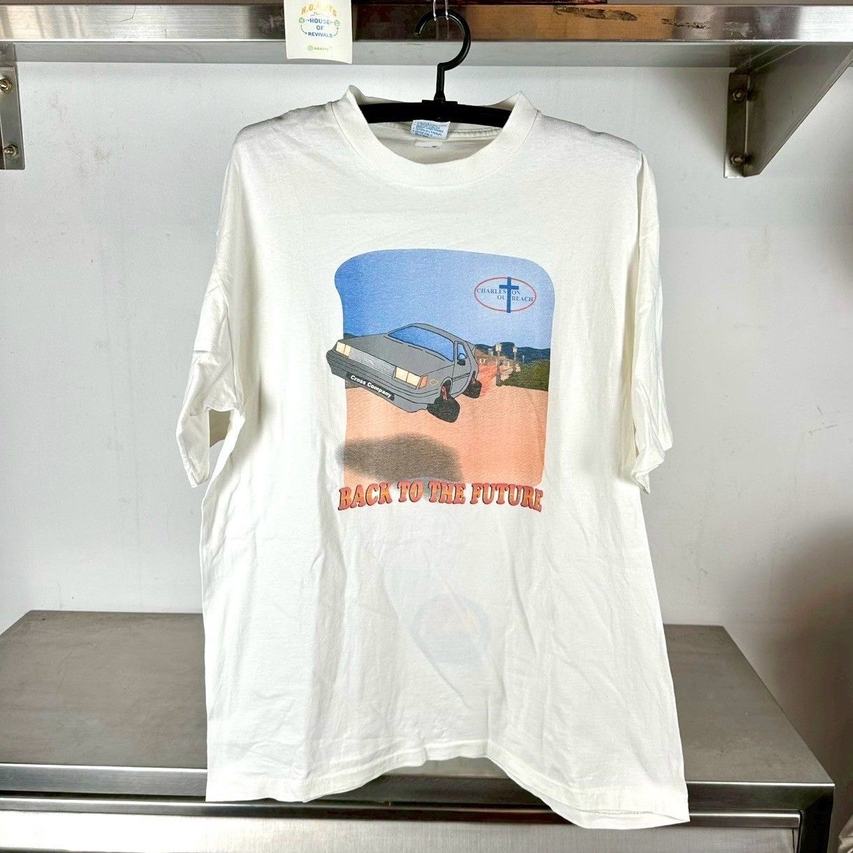 ​Vintage 90s Back to the Future Religion Baptist ASsociation Promo XL Single Stitch T-shirt