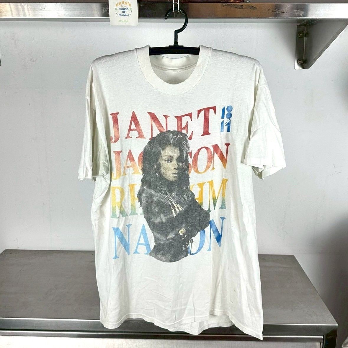 ​Vintage 1990 Janet Jackson Rhythm Nation Tour XL T-shirt