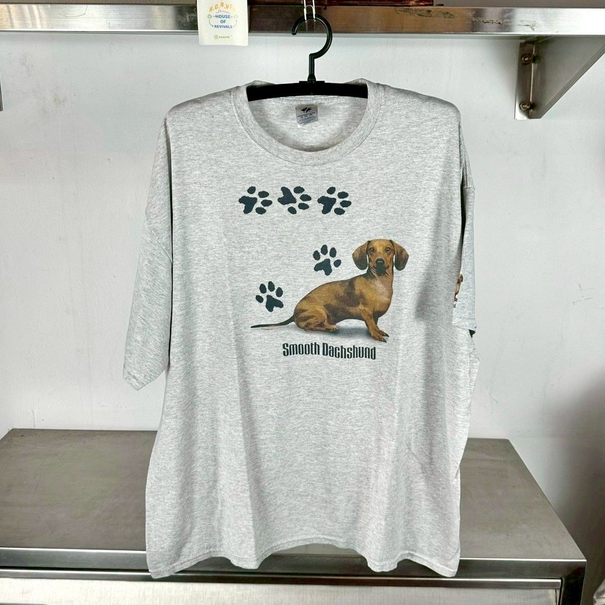 Vintage 2000s Smooth Dachshund Dog Breed 2XL T-shirt