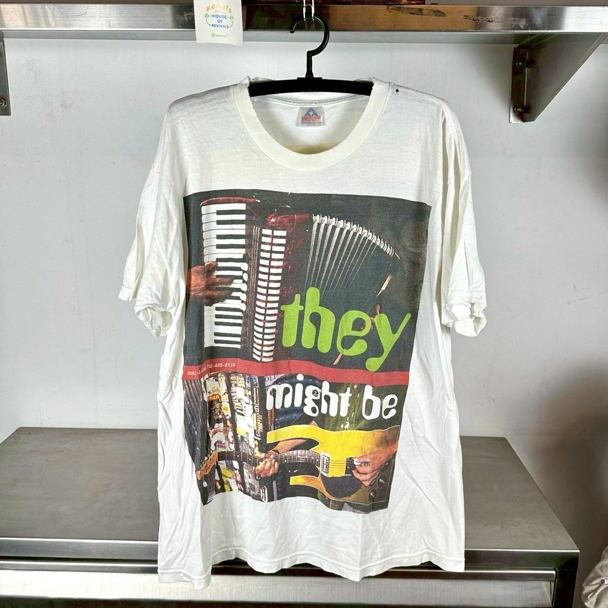 Vintage 90s They Might Be Giants Rock Band XL T-shirt