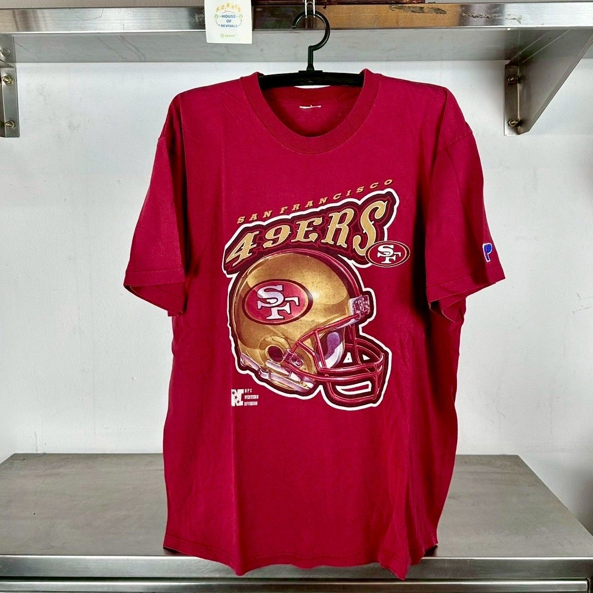 ​Vintage 90s San Francisco 49ers Football Helmet NFL XL T-shirt
