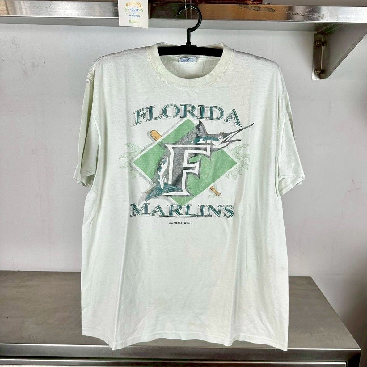 Vintage 1992 Florida Marlins Baseball MLB XL T-shirt