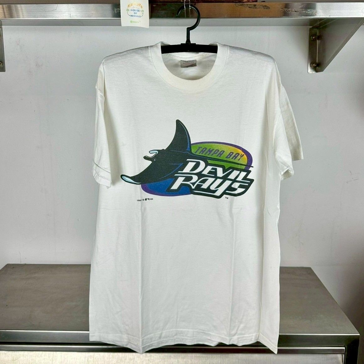 Vintage 1995 Tampa Bay Devil Rays Baseball MLB XL T-shirt