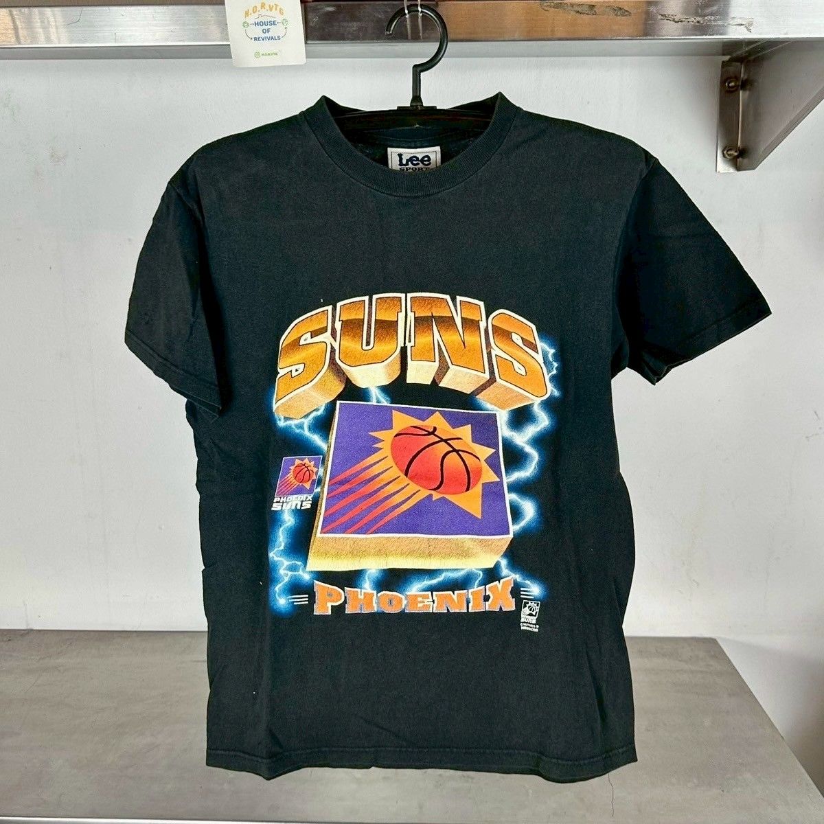 ​Vintage 90s Phoenix Suns Super Charge Thunder NBA T-shirt