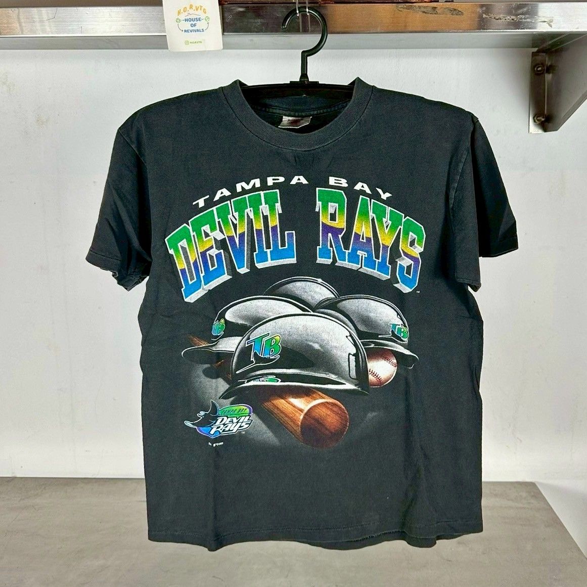 ​Vintage 1999 Tampa Bay Devil Rays Baseball MLB Single Stitch Medium T-shirt