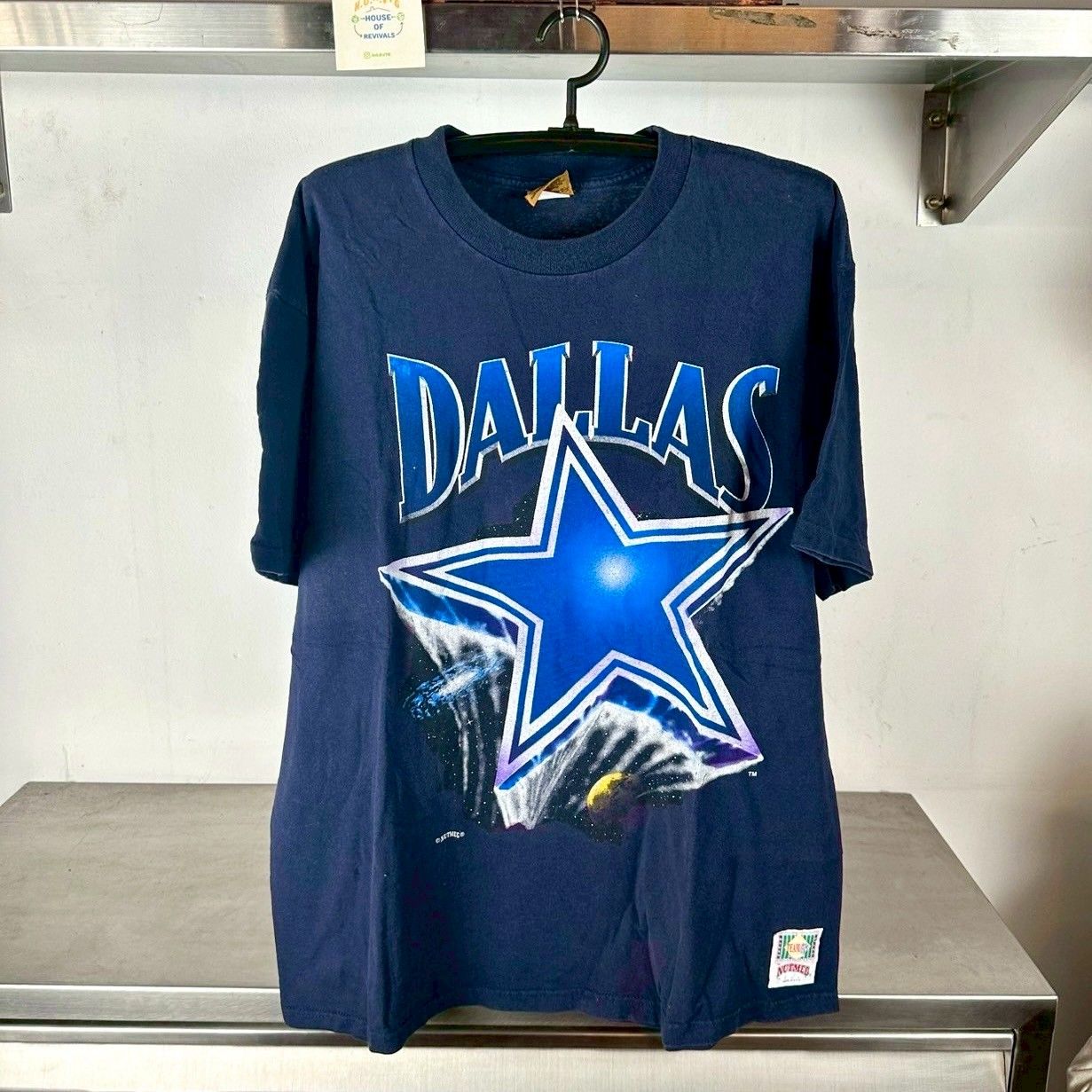 Vintage 90s Dallas Cowboys Breakthrough NFL Double Sided XL T-shirt