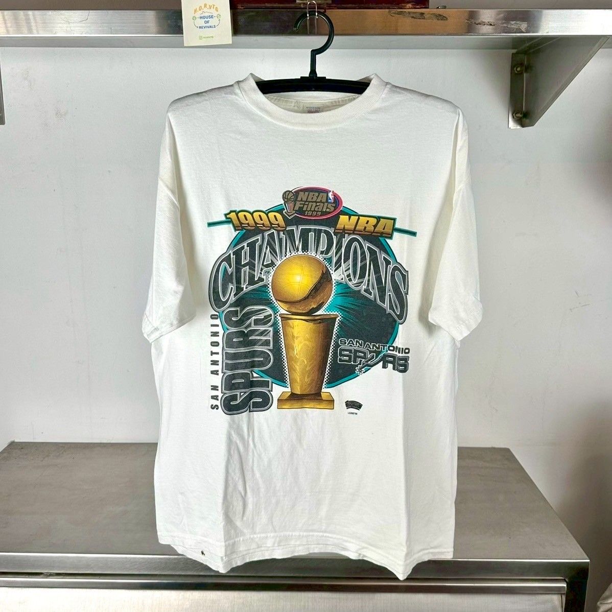 Vintage 1999 San Antonio Spurs Champions NBA XL T-shirt
