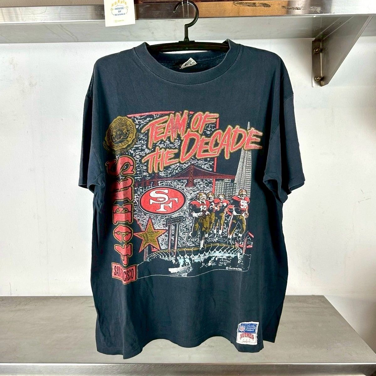 ​Vintage 90s San Francisco 49ers Team of the Decade NFL XL T-shirt