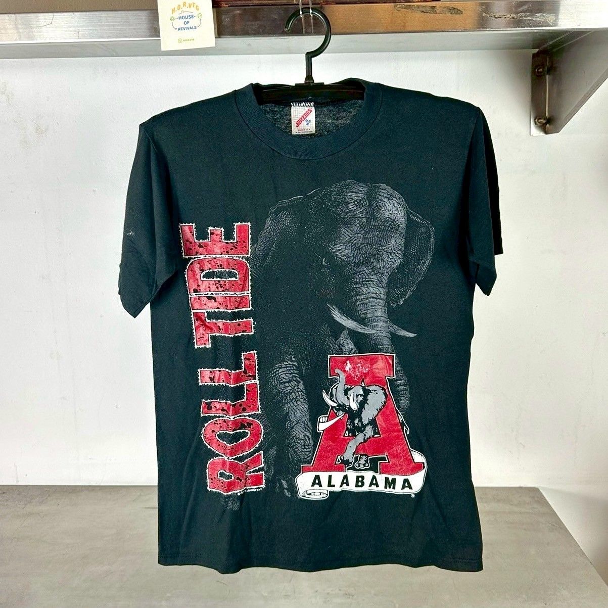 Vintage 1990 Alabama Crimson Roll Tide NCAA Medium T-shirt