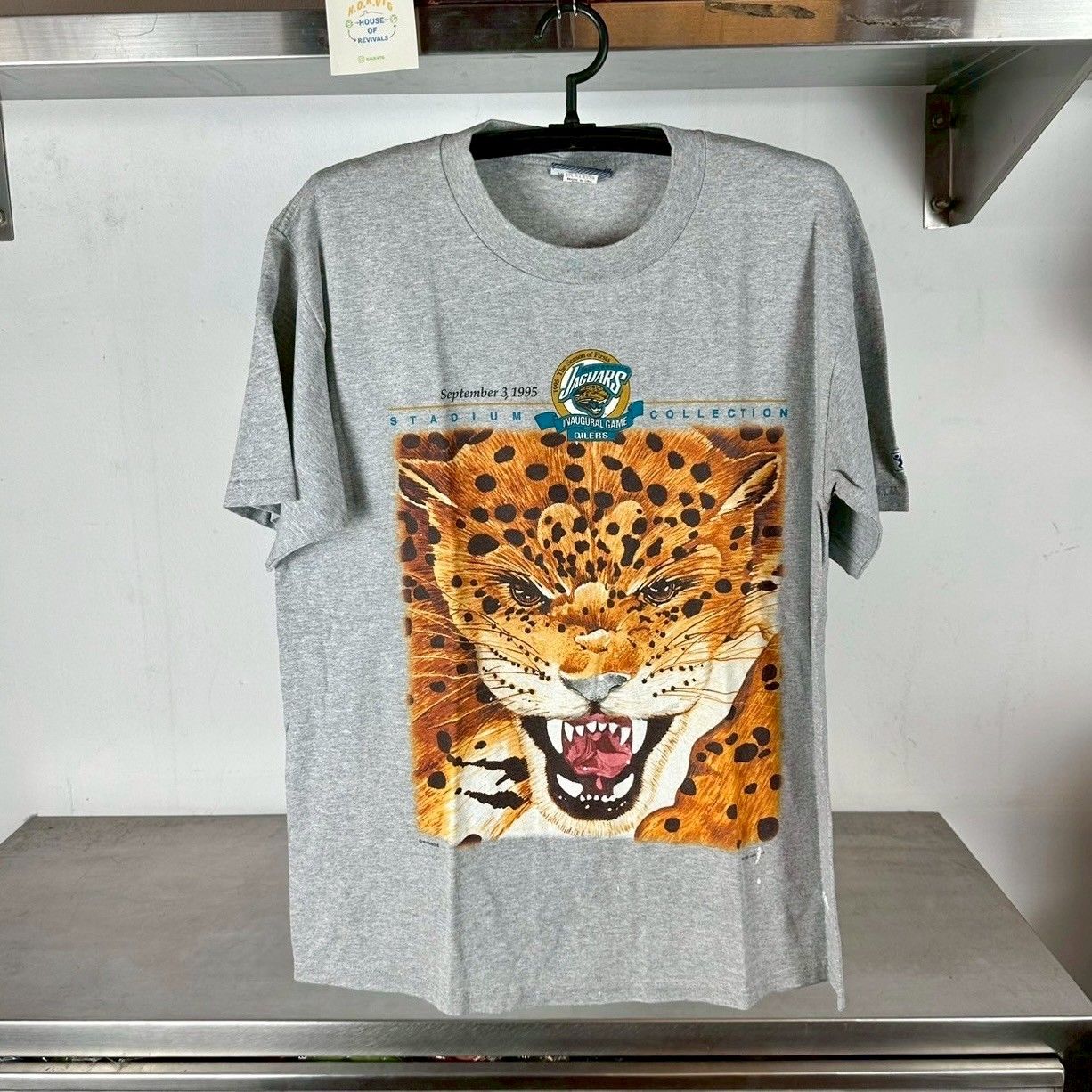 Vintage 1995 Jacksonville Jaguars Stadium Collection NFL Large T-shirt