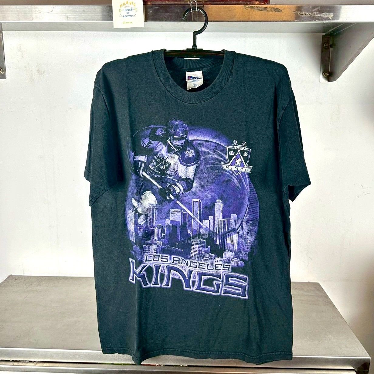 Vintage 90s Los Angeles Kings Hockey NHL Pro Player Large T-shirt