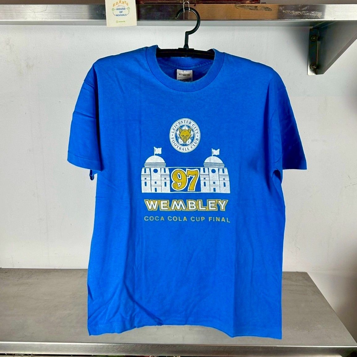 ​Vintage 1997 Leicester City Wembley Cup Final Soccer T-shirt