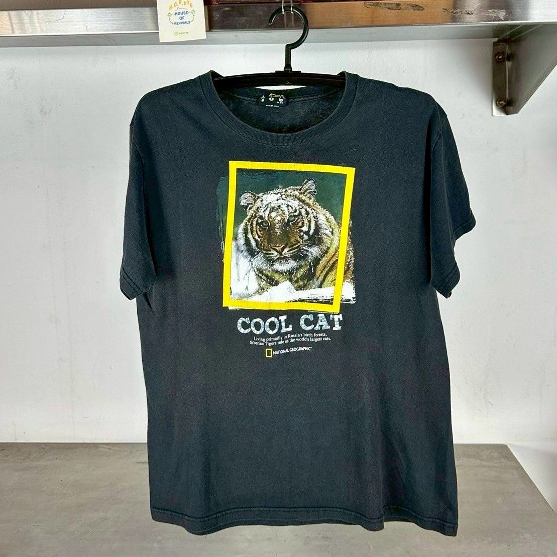 Vintage 2008 National Geographic Cool Cat Promo M T-shirt