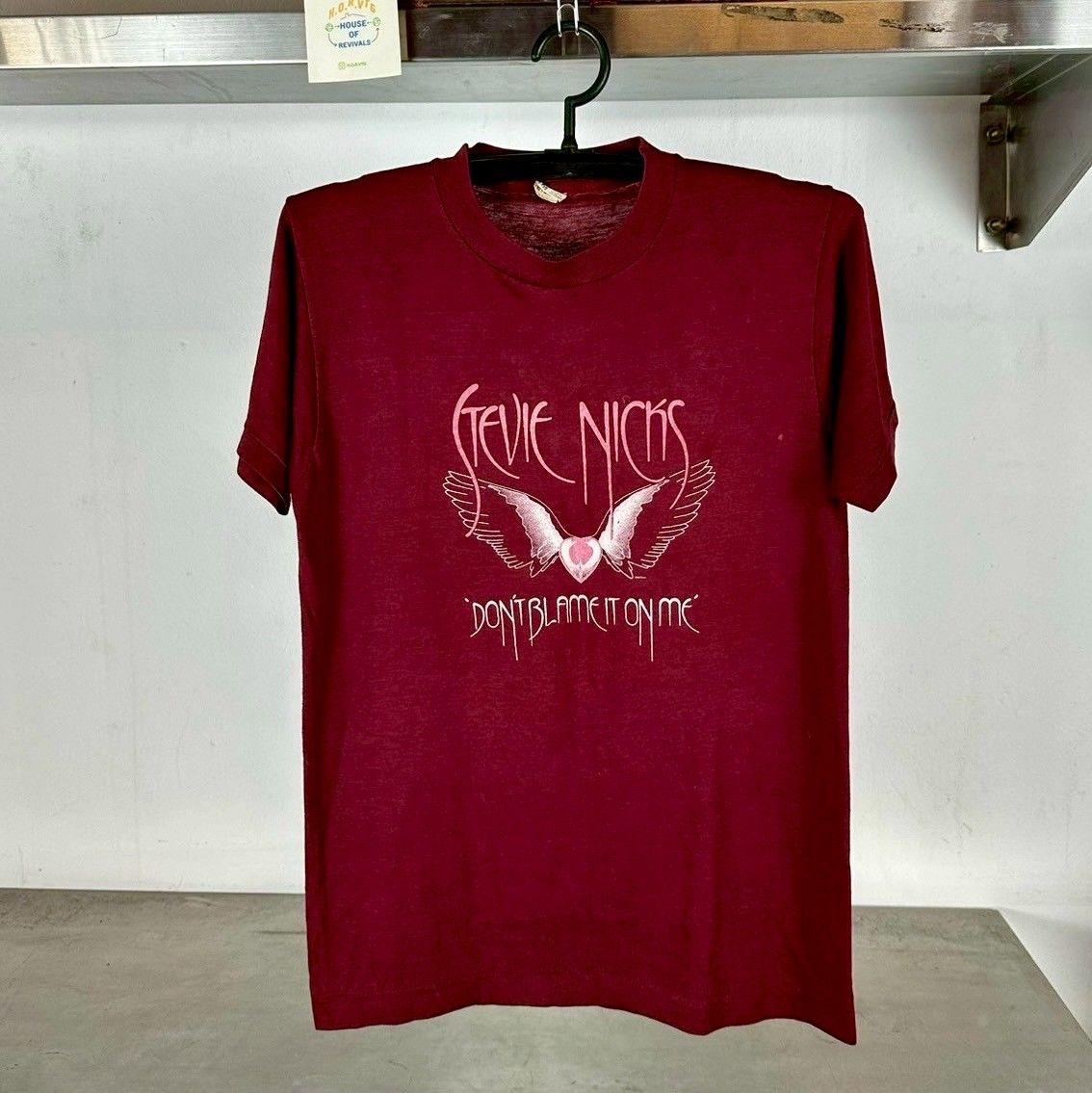 Vintage 1983 Stevie Nicks Don&#39;t Blame It on Me Fleetwood Mac Singer M T-shirt