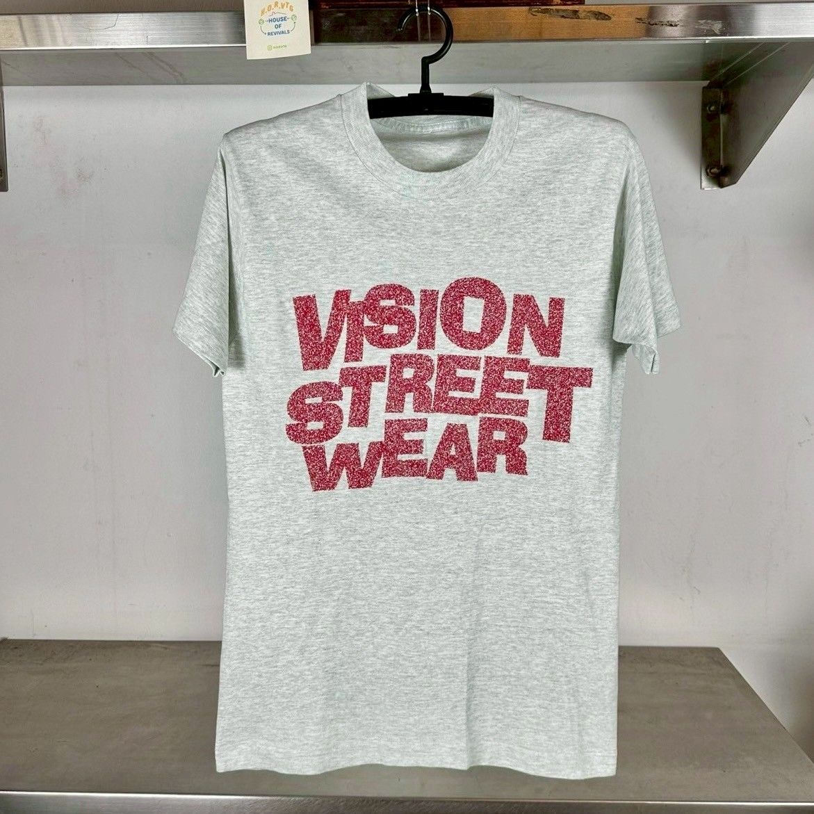 Vintage 80s Vision Street Wear Skateboard BMX Promo M single stitch T-shirt