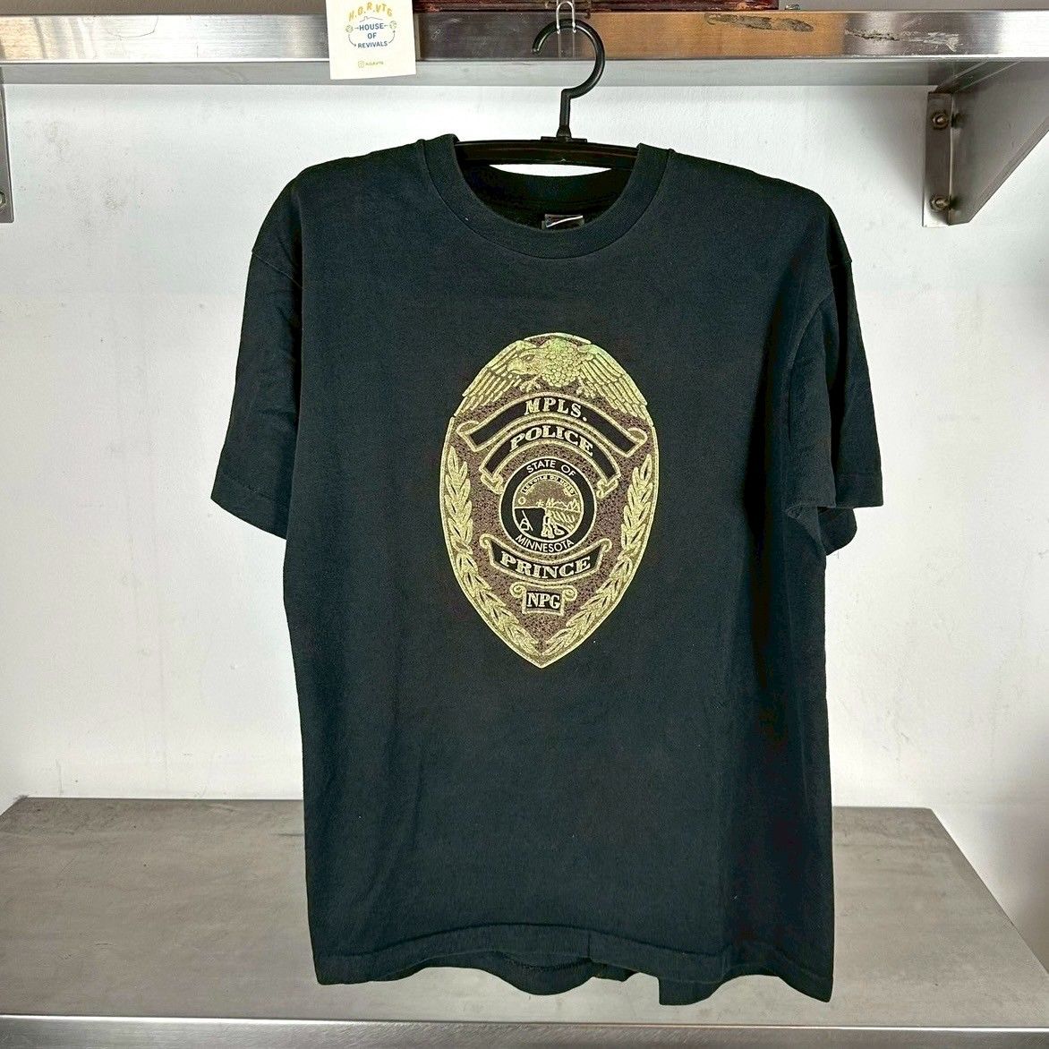 Vintage 90s Prince NPG Band Minnesota Police Promo T-shirt